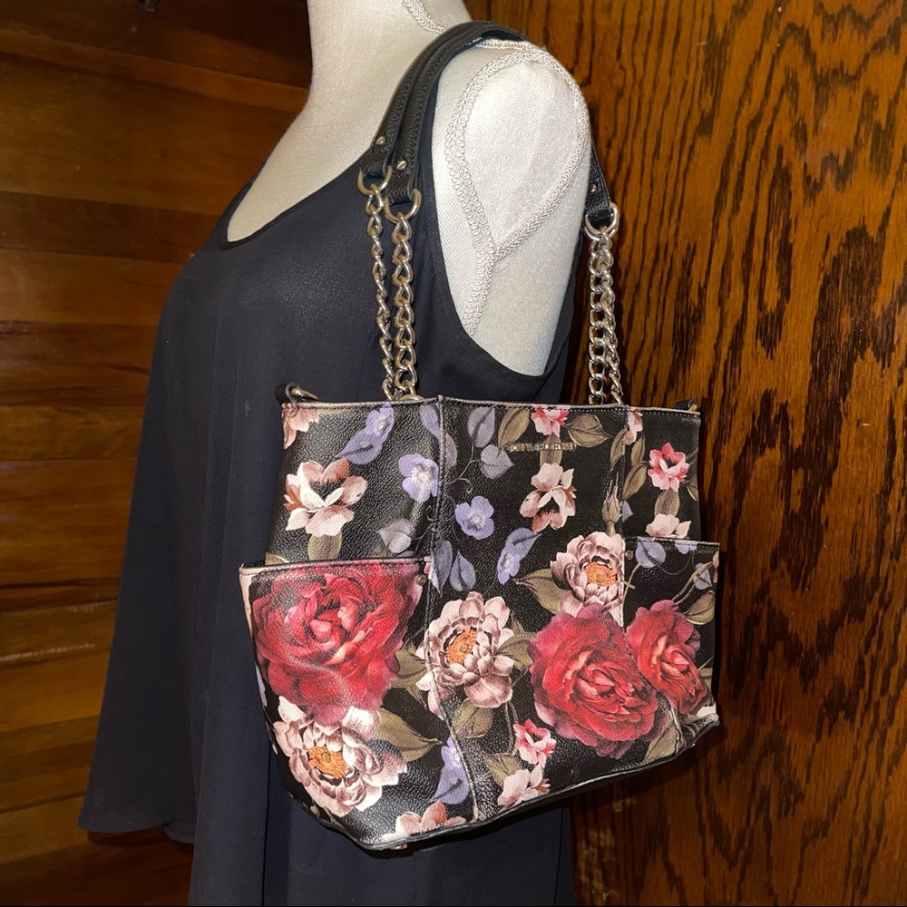 Dana Buchman Floral Shoulder Purse